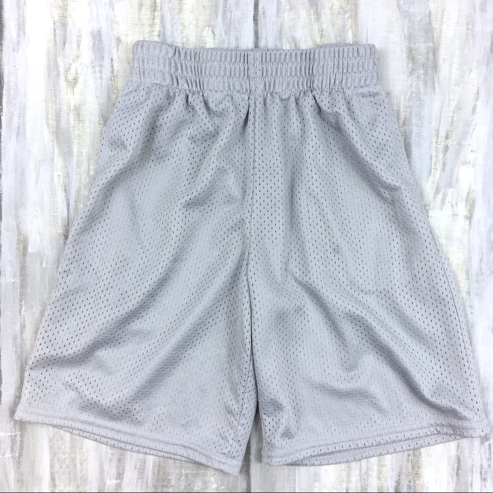 Athletic Works Athletic Shorts Mesh-Lined Gym Shorts Grey Boys S 6/7